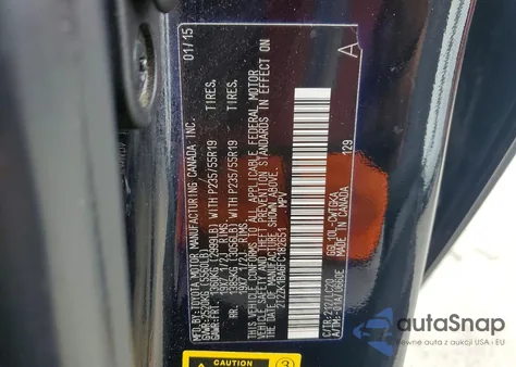 2015 Lexus Rx 350 z USA, uszkodzony, nr VIN 2T2ZK1BA6FC182651